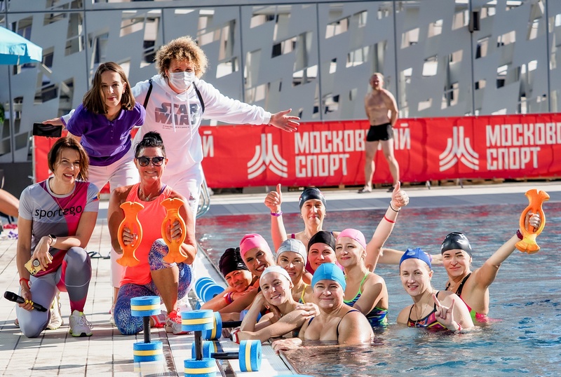 Солнце и вода – фестиваль аквафитнеса в Москве