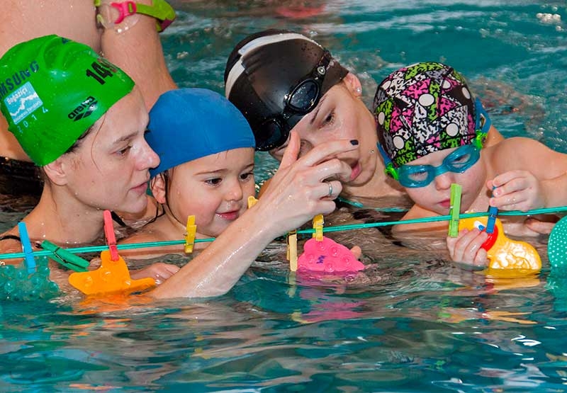  Школа грудничкового плавания при поддержке бренда Aqua Sphere 