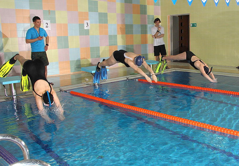 Детские соревнования по подводному спорту прошли в Москве